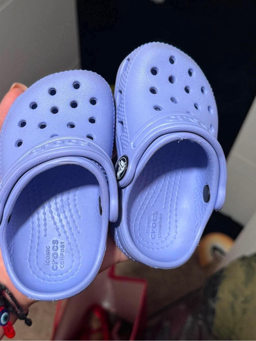 CROCS Kids Classic Clogs in Lavender
